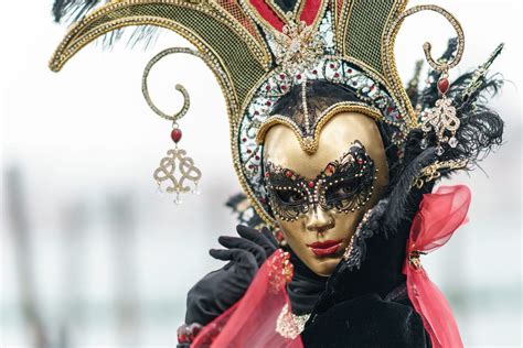 Venetian Masks Are Characterized By Their Ornate Design Featuring