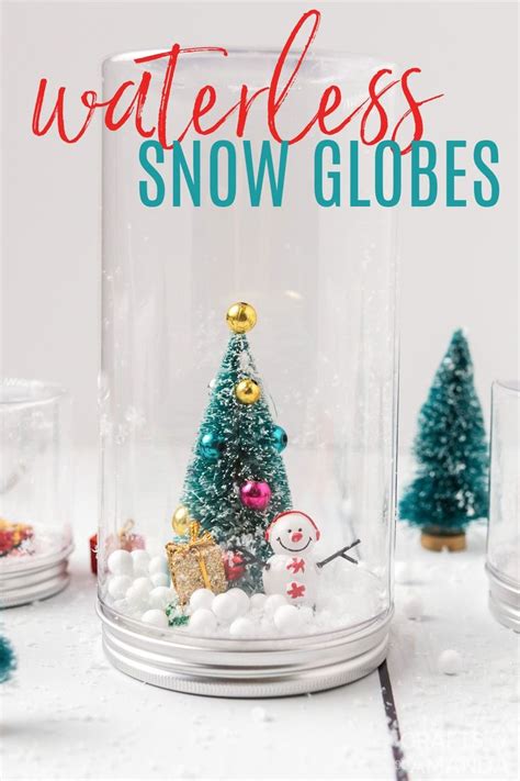 This Waterless Snow Globe Is A Fun Project That Is Great For Decorating