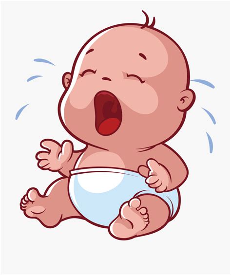 Infant Cartoon Crying Cartoon Cute Baby Crying
