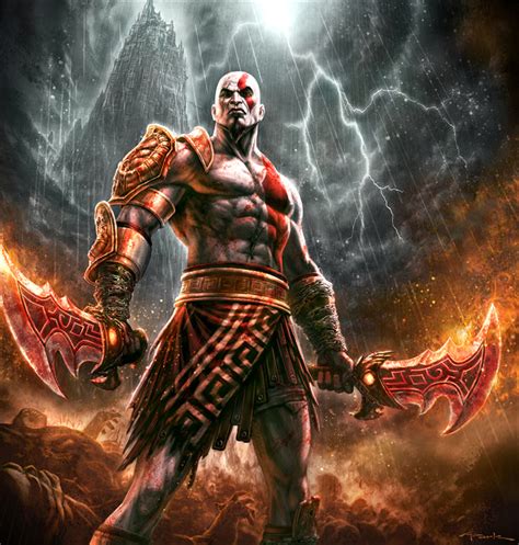 The character has been through a lot, from his days as a warrior in the credit for actually designing kratos goes to charlie wen, who was the director of the visual development of the first god of war. Galería de imágenes : Kratos de God of War - World of ...