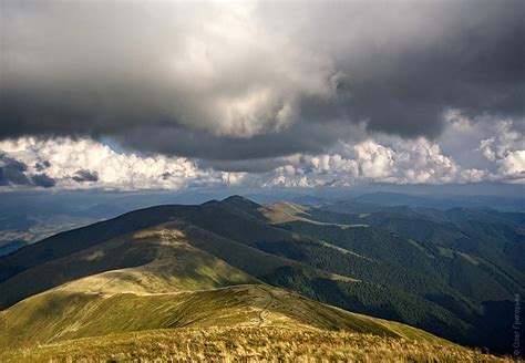 Beautiful Landscapes Of Ukrainian Carpathians Mountains