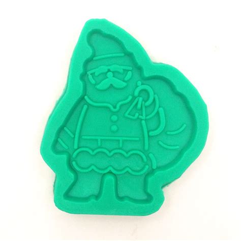 Silicone Christmas Santa Cake Chocolate Biscuit Mold Fondant Pastry