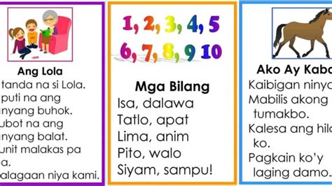 Maikling Kwento For Grade 1 To 6 Set 1 Reading Materials Free Download