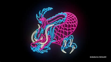 Hd Neon Wallpaper Dragon Pictures