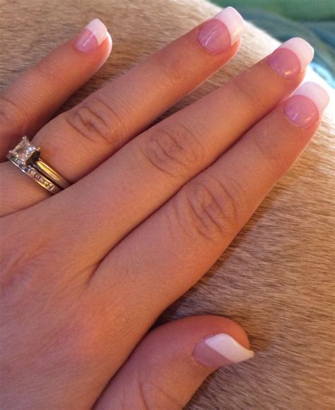 French Tip Nails White Tip Acrylic Nails French Tip Nails Pink