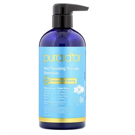 Jual Pura Dor Pura Dor Hair Thinning Therapy Shampoo 16 Fl Oz 473 Ml Shopee Indonesia