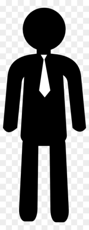 Employee With Necktie Clip Art At Clker Stickman In A Suit Free