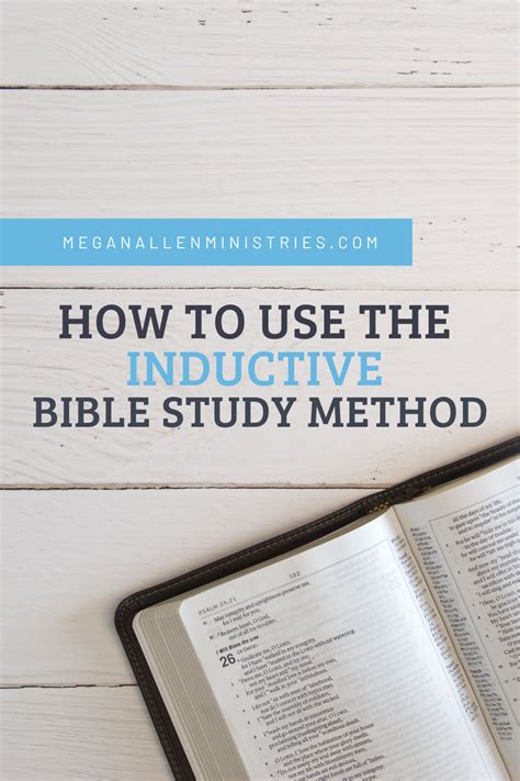 Free Printables How To Use The Inductive Method Of Bible Study