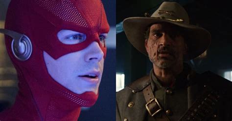 See Grant Gustins The Flash With Jonah Hex And John Constantine Heroic
