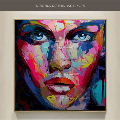 Buy Pop Art Hand Painted Girl Portrait