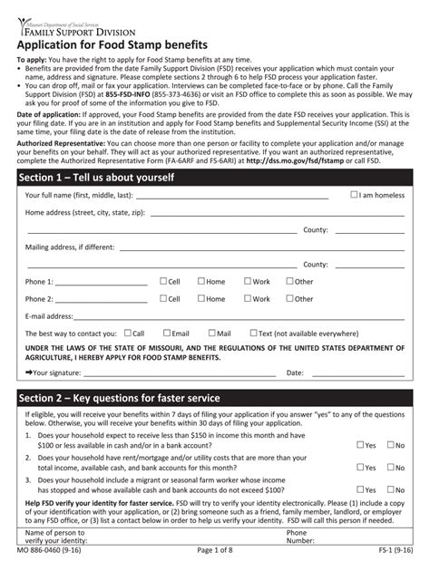 Giant food stores is an american supermarket chain that has locations in pennsylvania, maryland, virginia, and west virginia. Food Stamp Application Form - Fill Out and Sign Printable ...