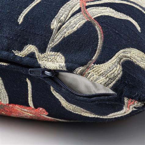 The floral pattern on ålandsrot cushion is a design that has been plucked from a treasure trove of textiles, tucked away in the musée de l'impression sur étoffes (the museum. ÅLANDSROT Ukrasni jastuk - tamnoplava/s cvjetovima - IKEA