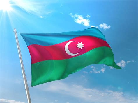 What Do The Colors And Symbols Of The Flag Of Azerbaijan Mean