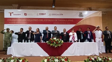 Gradúan jóvenes estudiantes del Cobat 20 en Matamoros Horizonte de