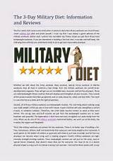 Pictures of The Army Diet
