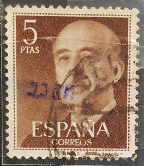 Sello España 1956 General Francisco Franco Sellos España Sellos