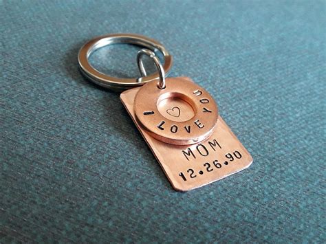Memorial Keychain Loss of Dad loss of Father Loss of Mom loss | Etsy