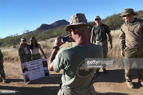 American Civilian Paramilitaries Patrol U S Mexican Border Photos And