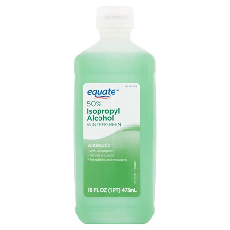 Equate Wintergreen 50 Isopropyl Alcohol Antiseptic 16 Fl Oz