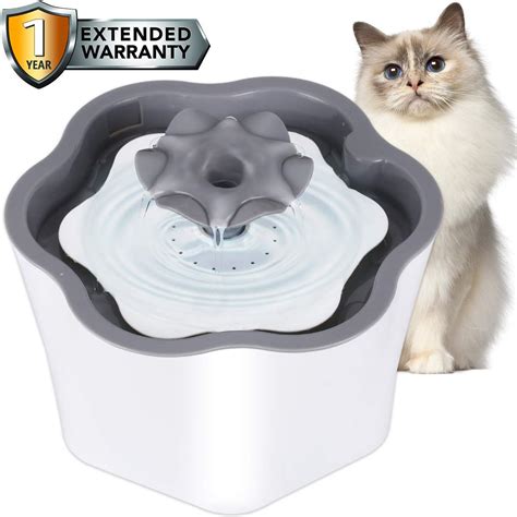 Fontaine à eau pour chat avec filtre 2L Intelligent Power Off Pompe