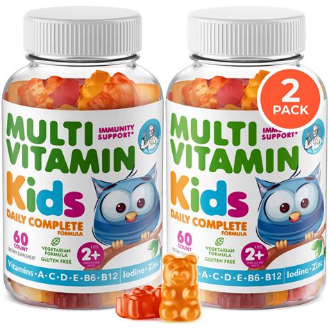 Buy Kids Multi Gummies 14 Essential S Daily Supplement For Ages 2 A C