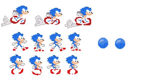 Sonic Sprite Grid