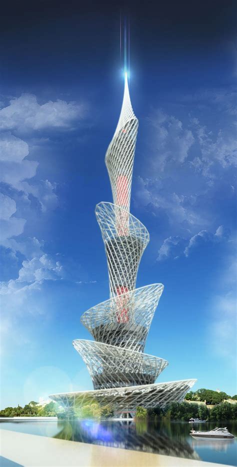 Belgrade Tower Futuristic Architecture Unique