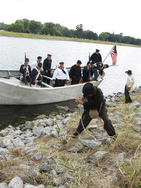 Reenactment Civil War Navy River Landing Battle 1008 Flickr