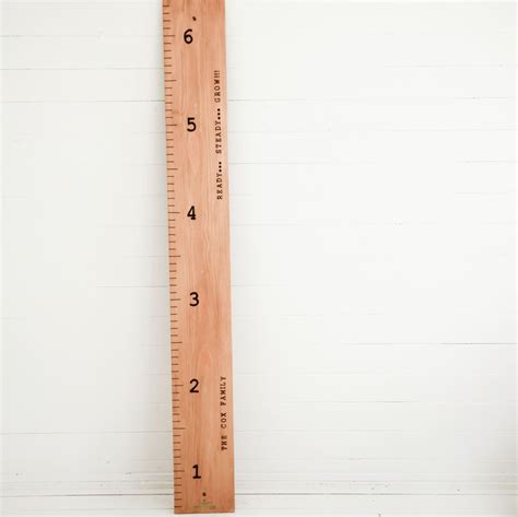 Personalised Giant Ruler Height Chart Currently We Can Only Offer A