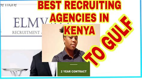 Best Recruiting Agencies To Gulf In Kenya Youtube