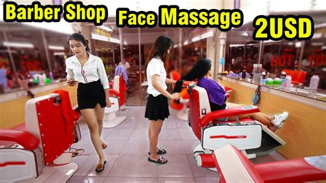 Barber Shop Asmr Massage Face And Wash Hair In Salon Ho Chi Minh City Vietnam 2021 Youtube