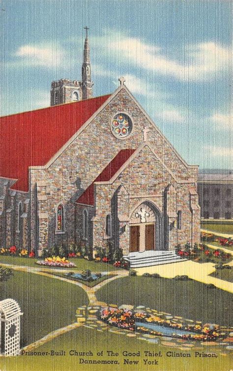 Dannemora Ny New York Clinton Prison Church Of The Good Thief Ca1940s