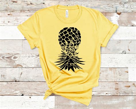 Swingers Upside Down Pineapple Graphic T Shirt Unisex Fit Etsy
