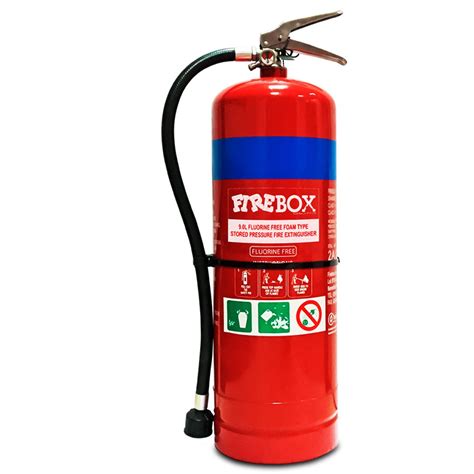 fire extinguishers 9 0 litre fluorine free foam extinguisher