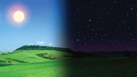 What Is Day And Night Sky Day Sky Landscape Day And Night