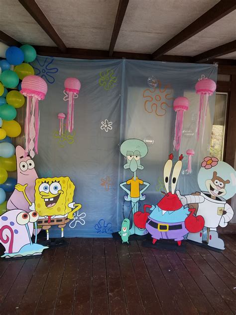 Spongebob Bob Esponga Spongebob Birthday Party Decorations Spongebob