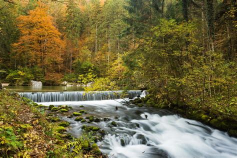 Waterfall Of Spring Bistrica Stock Image Image Of Park Hiking 156592093