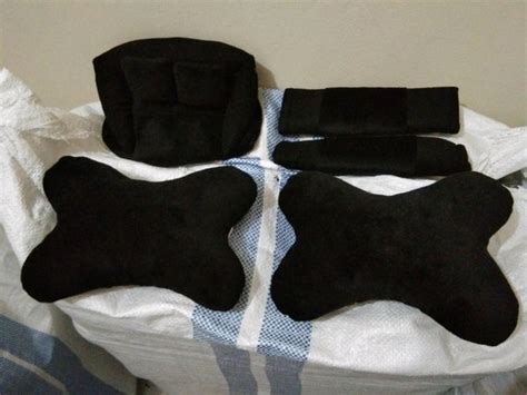 Jual Bantal Mobil In Hitam Polos Car Set Pillow Sandaran Kepala In