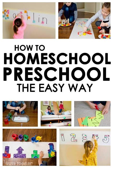 Homeschool Preschool The Playing Preschool Program Busy Toddler