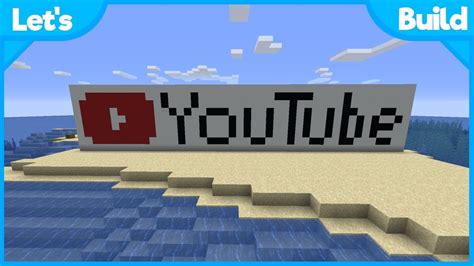 How To Make The Youtube Logo In Minecraft Youtube