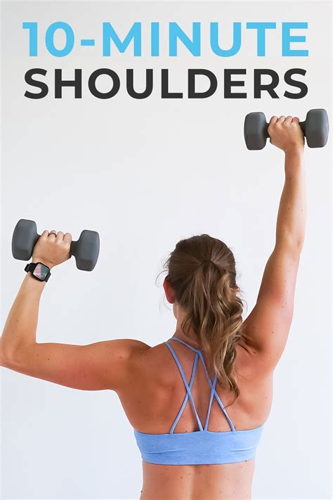 7 Dumbbell Shoulder Exercises For Women Video Nourish Move Love