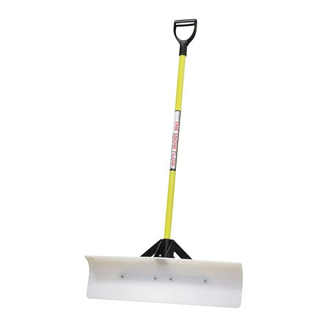 The Snowplow The Original 30 Inch Wide Poly Blade Snow Pusher Shovel