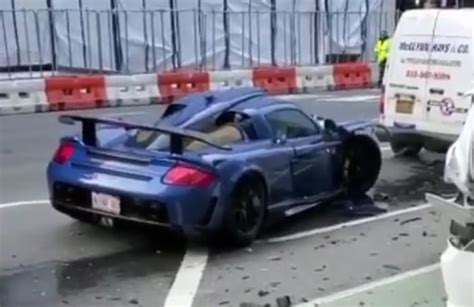 Goldrush Rally Founder Crashes Modified Porsche Carrera Gt Charged