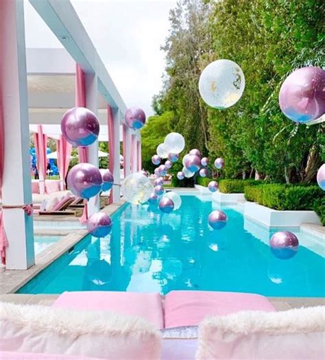 Event Balloons Pool Party Decorations Wedding Pool Party Pool