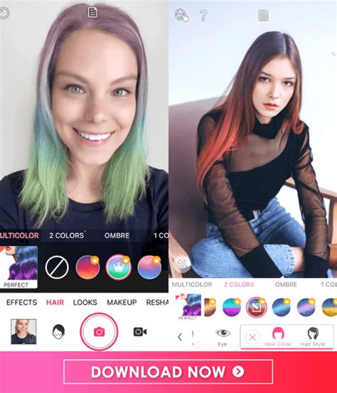 How To Try On Hair Color Filters With The Best Free Hair Color App Perfect