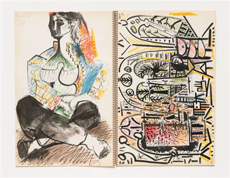 Picassos Bright Enticing Sketchbook Somavillas By Claire Lui