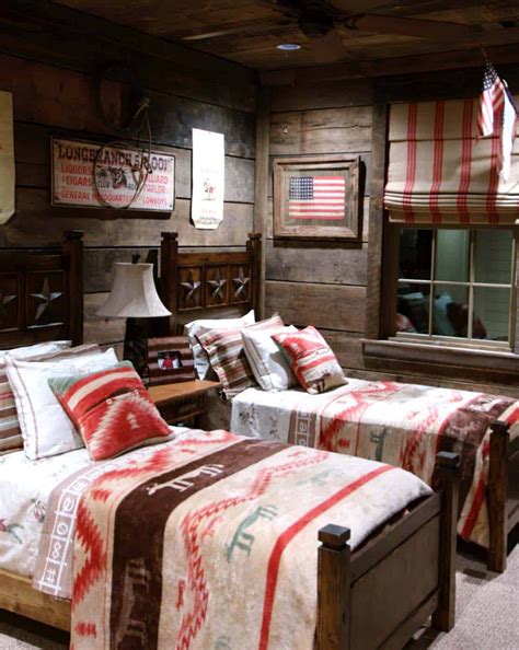 35 Gorgeous Log Cabin Style Bedrooms To Make You Drool Kids Bedroom