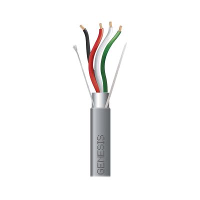 Comprar 22151009 1000 GENESIS Bobina De 305 Metros Cable 4 X 18 AWG Color Gris Blindado