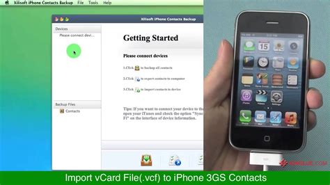 The first virtual cards held very basic data. iPhone vCard Transfer Export Contacts from iPhone 3GS as ...