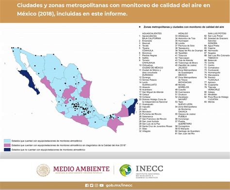 México Cuenta Con 249 Estaciones De Monitoreo De Calidad Del Aire Mx